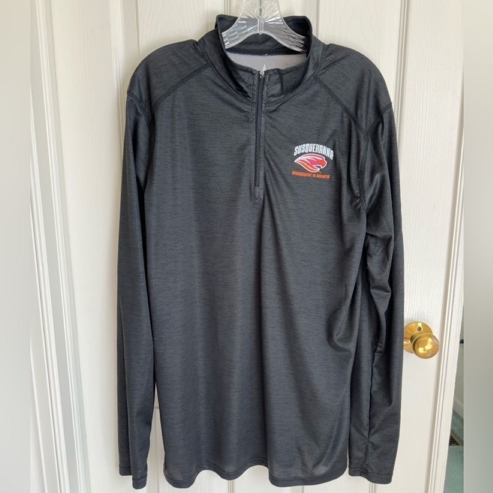 Susquehanna University Swimming Dark‎ Grey Unisex Quarter-Zip Pullover XXL